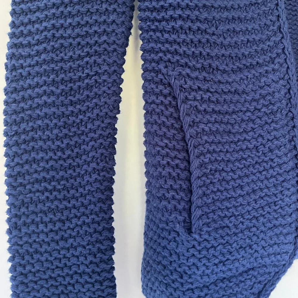 Neal Sperling Chunky Knit Textured Cotton Blend Slim Fit Cardigan Size Women's S - Picture 7 of 12